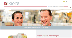 Desktop Screenshot of kroha.de
